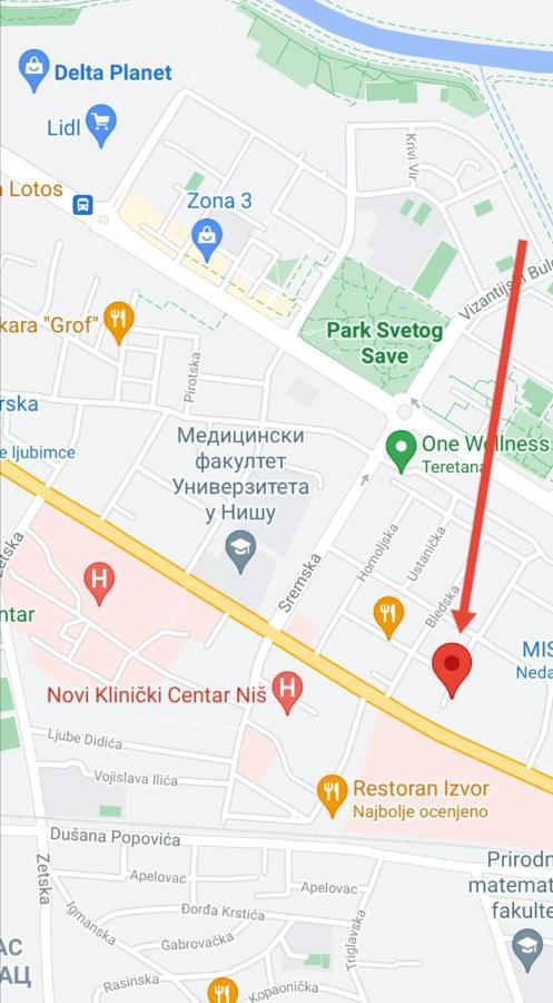 Apartman Ana Nis Bagian luar foto